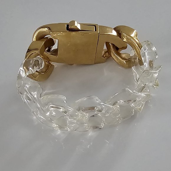 Vitaly Clear Resin Chain Static Bracelet- BRAND NEW! - Picture 9 of 9